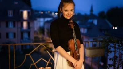 La violinista Alexandra Conunova.
