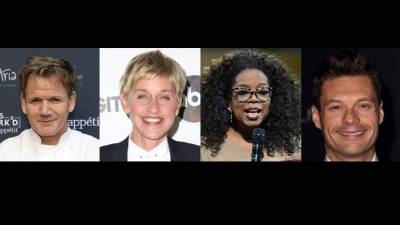 Según la revista 'Forbes', Gordon Ramsay, Ellen DeGeneres, Oprah Winfrey y Ryan Seacrest se encuentran entre los diez más ricos del mundo del entretenimiento en televisión.