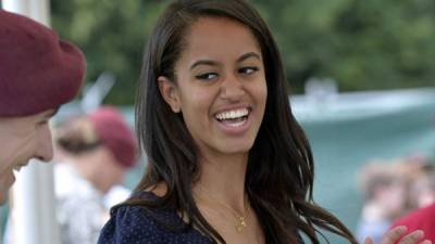 Malia es la hija mayor de Barack y Michelle Obama.