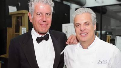 Anthony Bourdain y Eric Ripert en una foto de archivo.