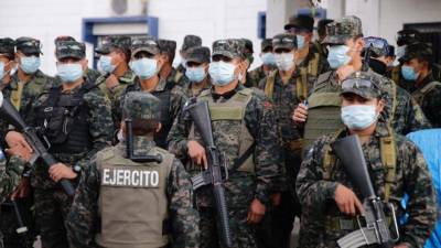 Imagen ilustrativa de militares en Honduras.