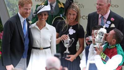 Harry y Meghan debutan en los Ascot.