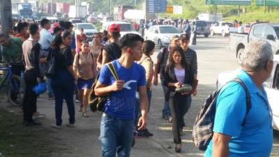 Los residentes de las rutas del sur han sido afectados ayer y hoy por las protestas de conductores de buses.