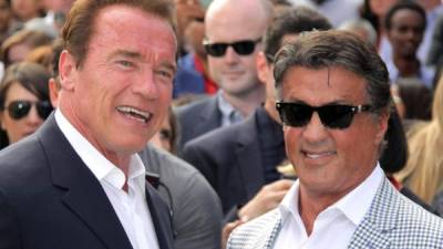 Arnold Schwarzenegger y Sylvester Stallone.// Foto archivo.