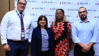 Josué Salazar, Dina Morales, Mónica Bolds y José Medina.