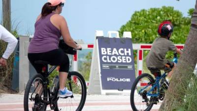 Del 3 al 7 de julio las playas estarán cerradas en Miami-Dade, Broward y Palm Beach.