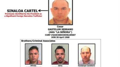 Los hermanos Gastélum son acusados de abastecer de cocaína al Cártel de Sinaloa.