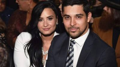 Demi Lovato y Wilmer Valderrama. Foto archivo.