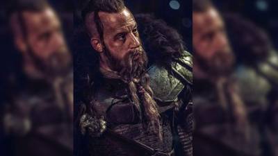 Vin Diesel en su caracterización de Kaulder, un cazador de brujas inmortal.