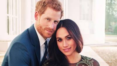 El príncipe Harry de Inglaterra y Meghan Markle. Foto archivo AFP