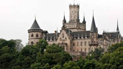 El palacio de Marienburg había la residencia oficial de la dinastía Hannover, en el Estado de Baja Sajonia, Alemania.