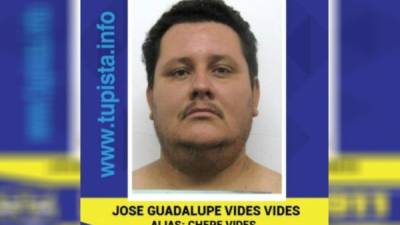 José Guadalupe Vides Vides era buscado por la Policía de El Salvador.