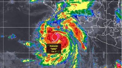 John y los remanentes de Ileana causan lluvias fuertes en los estados occidentales de México. Foto: Twitter/CONAGUA Clima