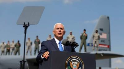 El vicepresidente estadounidense, Mike Pence. AFP