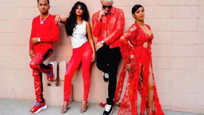 Las estrellas Ozuna, Selena Gómez, DJ Snake y Cardi B.