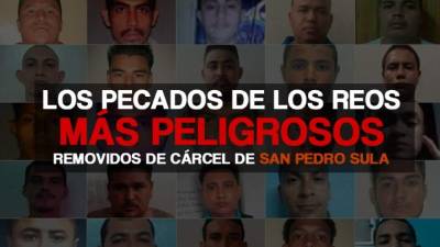 Los reos más peligrosos en cárcel sampedrana fueron llevados a varios centros penales de alta seguridad para evitar que sigan operando desde sus celdas. En total fueron 755, pero las autoridades destacan a unos 46 como altamente peligrosos.