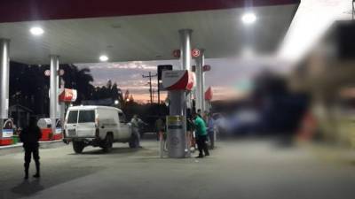 Escena del crimen donde fue ultimado el guardia de seguridad en La Lima, Cortés.