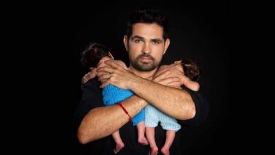 Ferdinando Valencia se convirtió en padre de Dante y Tadeo el pasado 24 de abril.