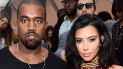 Así llegaron Kim y Kanye al brunch de los Grammy.