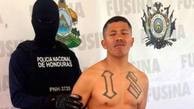 Elvin Edgardo Salgado, alias 'El Perverso', fue capturado en Tegucigalpa.