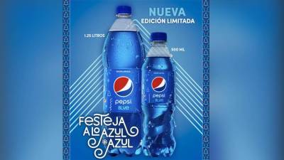 Prueba el sabor de Pepsi Blue que estará disponible únicamente durante las fiestas de fin de año.