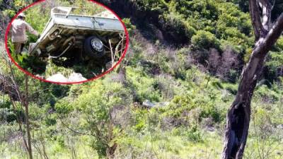 Las personas se salvaron de milagro. Al menos cuatro de ellos iban en la paila de un camioncito.