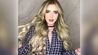 La actriz y cantante estadounidense, Bella Thorne.