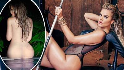 Khloe Kardashian posó con mucha seguridad