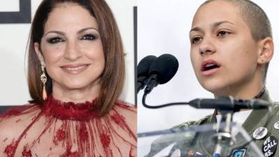 La cantante mostró su apoyó público a la joven Emma González.// Foto archivo.