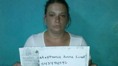 Stephanic Lovell cuando fue capturada.