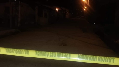 El ataque criminal ocurrió a eso de las 7 de la noche.