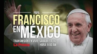 Francisco ya está en México y es recibido en medio de una gran euforia.