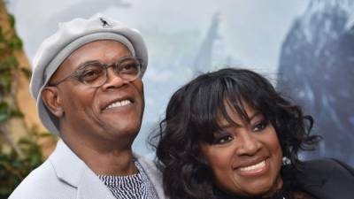 Samuel L. Jackson y su esposa, LaTanya Richardson.