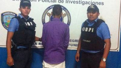 Un menor de 15 años fue capturado en Choluteca.