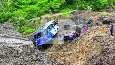 Falla en Copán aísla a 20 municipios y dos aduanas del occidente del país