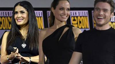 Salma Hayek, Angelina Jolie y Richard Madden protagonizarán 'The Eternals'.