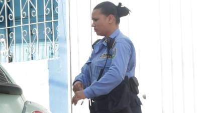 La Policía llegó al lugar donde estaban los sacos.