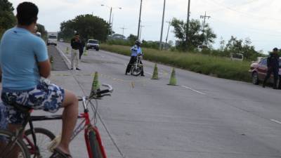 En la escena se encontraron más de 40 casquillos de bala nueve milímetros.