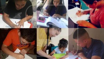 Cientos de estudiantes han mostrado evidencias a sus profesores de la realización de sus tareas por medio de fotografías.