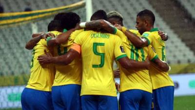 La selección brasileña se impuso sin problemas a Bolivia en la primera jornada de las eliminatorias sudamericanas. Foto AFP
