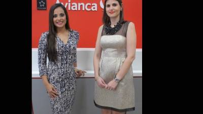 Reina Mejía y Pamela Cruz.