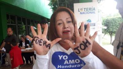 La candidata a diputada, Eva Fernández.