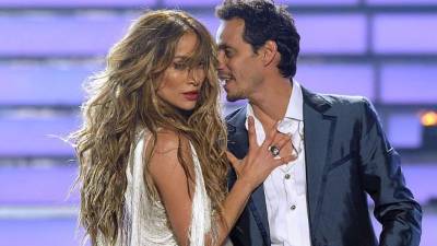 Jennifer López y Marc Anthony.