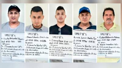 Fredy Orlando Flores Garces (colombiano), Omar Eduardo Díaz Avila y Sinrry Omar Díaz Ávila quedaron presos. Erick Josué Ávila Gonzales y Rafael Maldonado Molina fueron liberados de los cargos.