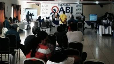 Las autoridades de la Oabi están satisfechas con el desarrollo de la sexta subasta, pues ha sido en la que más se han adjudicado lotes a los participantes de la misma.