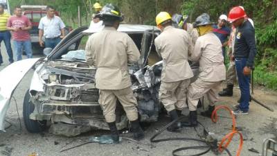 El vehículo quedó inservible.