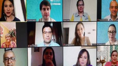 Las sesiones virtuales incluyeron diferentes sectores para referirse al tema del ciberdelito.