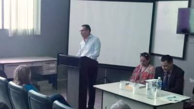 La nueava autoridades se presentó al personal de Medicina Forense en San Pedro Sula.