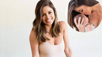 Pamela Silva presentó a su primer hijo ante las cámaras de Primer Impacto.