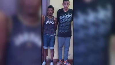 Los sospechos cuando fueron capturados.